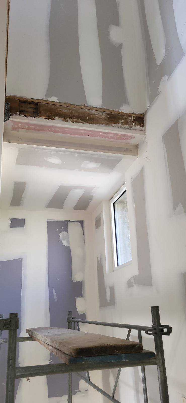 Isolation RGE et création de cloisons dans une maison toulousaine sur trois niveaux